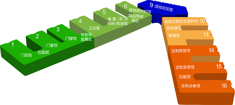 成都建博会各馆序号